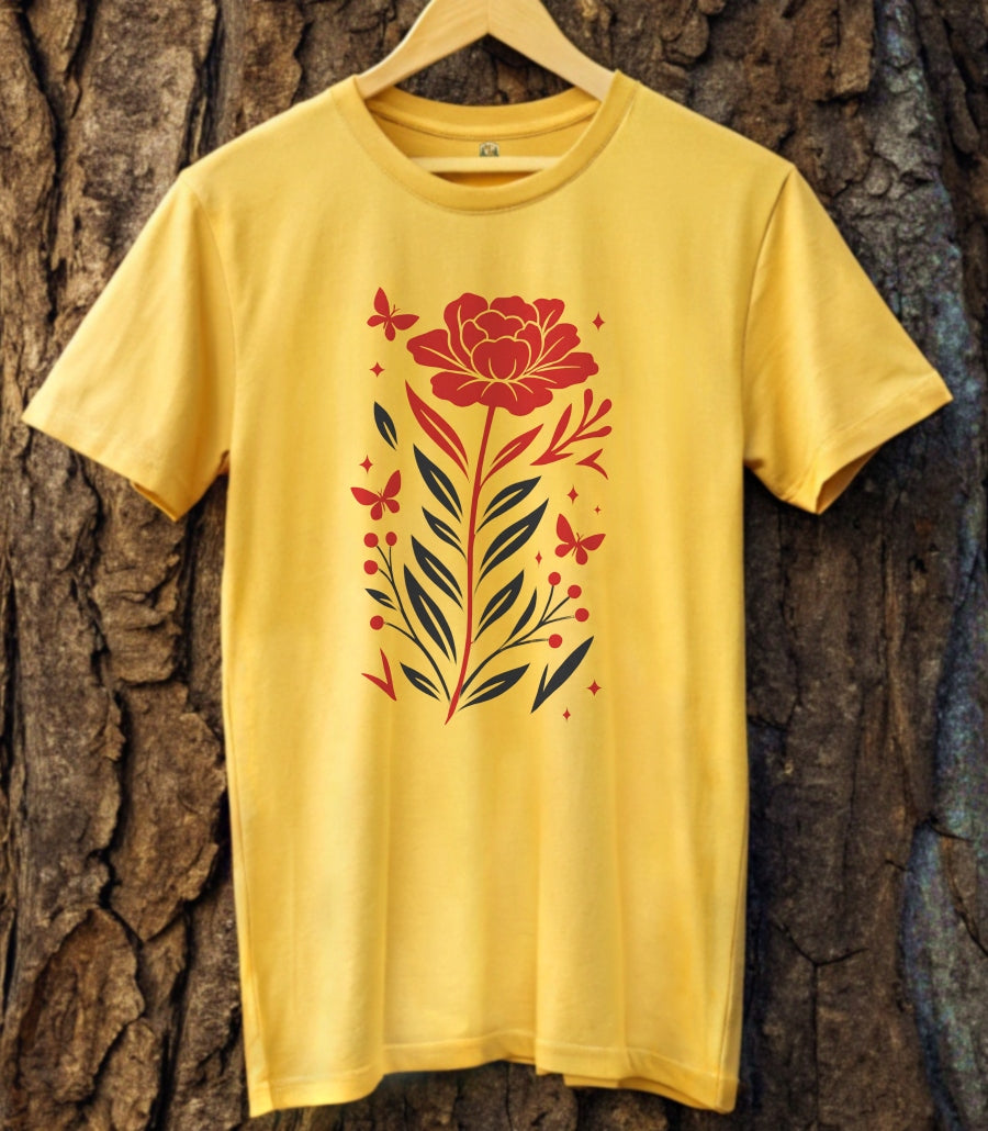 Crimson Bloom T-Shirt