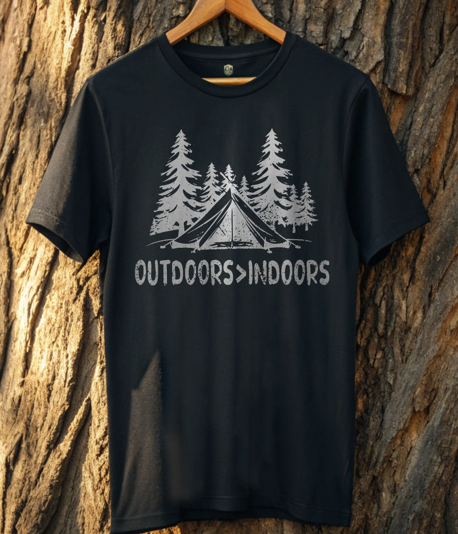 Outdoors>Indoors T-Shirt