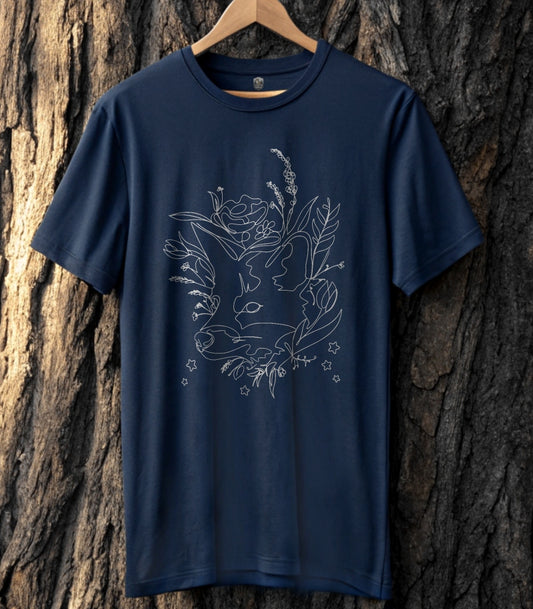 Fox Line Art T-Shirt